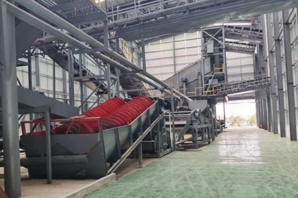 Silica sand washing plant