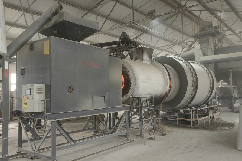 Silica sand drying production line